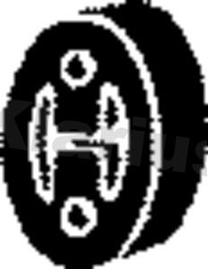 Klarius 420554 - Кронштейн, втулка, система випуску autozip.com.ua