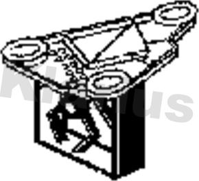 Klarius 420539 - Кронштейн, втулка, система випуску autozip.com.ua
