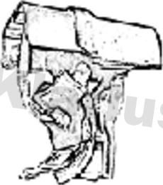 Klarius 420538 - Кронштейн, втулка, система випуску autozip.com.ua