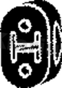 Klarius 420611 - Кронштейн, втулка, система випуску autozip.com.ua