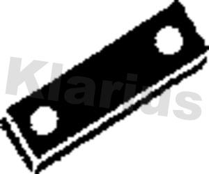 Klarius 420008 - Кронштейн, втулка, система випуску autozip.com.ua