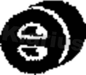 Klarius 420167 - Кронштейн, втулка, система випуску autozip.com.ua