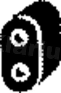 Klarius 420101 - Кронштейн, втулка, система випуску autozip.com.ua