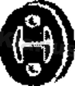 Klarius 420255 - Кронштейн, втулка, система випуску autozip.com.ua