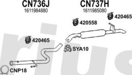 Klarius 631906U - Система випуску ОГ autozip.com.ua