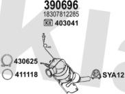 Klarius 061164U - Система випуску ОГ autozip.com.ua