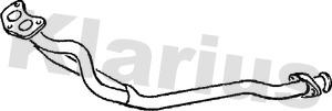 Klarius 142782 - Труба вихлопного газу autozip.com.ua