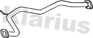 Klarius 142809 - Труба вихлопного газу autozip.com.ua