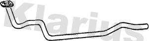 Klarius 142840 - Труба вихлопного газу autozip.com.ua