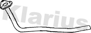 Klarius 142886 - Труба вихлопного газу autozip.com.ua