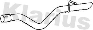 Klarius 142956 - Труба вихлопного газу autozip.com.ua