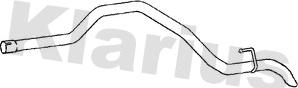 Klarius 142972 - Труба вихлопного газу autozip.com.ua
