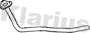 Klarius 142752 - Труба вихлопного газу autozip.com.ua