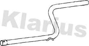 Klarius 150577 - Труба вихлопного газу autozip.com.ua