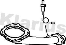 Klarius 150621 - Труба вихлопного газу autozip.com.ua
