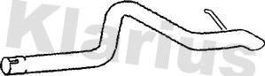 Klarius 150433 - Труба вихлопного газу autozip.com.ua