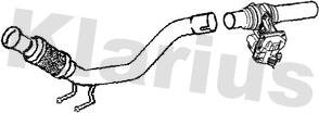 Klarius 110681 - Труба вихлопного газу autozip.com.ua