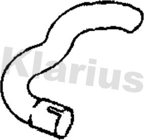 Klarius 110676 - Труба вихлопного газу autozip.com.ua