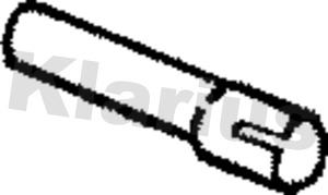 Klarius 110059 - Труба вихлопного газу autozip.com.ua