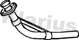 Klarius 110025 - Труба вихлопного газу autozip.com.ua