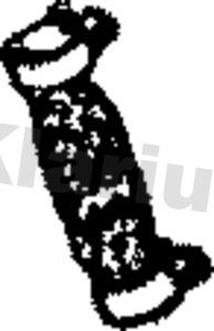 Klarius VW96P - Гофрована труба вихлопна система autozip.com.ua