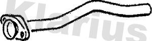 Klarius 110168 - Труба вихлопного газу autozip.com.ua