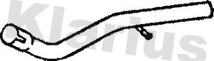 Klarius 110104 - Труба вихлопного газу autozip.com.ua