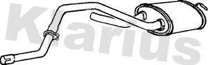 Klarius 240428 - Середній глушник вихлопних газів autozip.com.ua