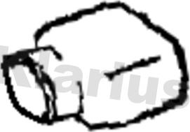 Klarius 110762 - Насадка випускної труби autozip.com.ua