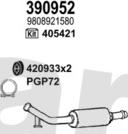Klarius 181465U - Система випуску ОГ autozip.com.ua