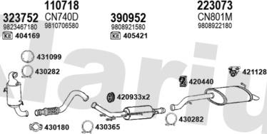 Klarius 181323E - Система випуску ОГ autozip.com.ua