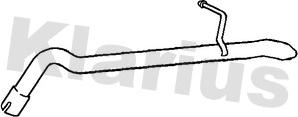Klarius 130514 - Труба вихлопного газу autozip.com.ua