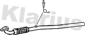Klarius 130511 - Труба вихлопного газу autozip.com.ua
