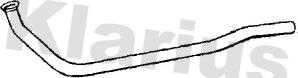 Klarius 130047 - Труба вихлопного газу autozip.com.ua