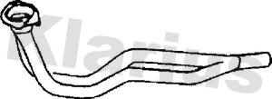 Klarius 130193 - Труба вихлопного газу autozip.com.ua