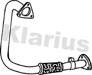 Klarius RR224P - Труба вихлопного газу autozip.com.ua