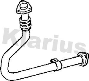 Klarius 130159 - Труба вихлопного газу autozip.com.ua