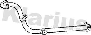 Klarius 130180 - Труба вихлопного газу autozip.com.ua