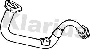 Klarius 120033 - Труба вихлопного газу autozip.com.ua