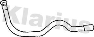 Klarius 120204 - Труба вихлопного газу autozip.com.ua