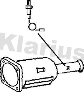 Klarius 399052 - Сажі / частковий фільтр, система вихлопу ОГ autozip.com.ua