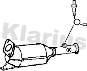 Klarius 390505 - Сажі / частковий фільтр, система вихлопу ОГ autozip.com.ua