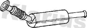 Klarius 390506 - Сажі / частковий фільтр, система вихлопу ОГ autozip.com.ua