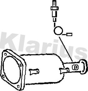 Klarius 390192 - Сажі / частковий фільтр, система вихлопу ОГ autozip.com.ua