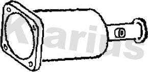 Klarius 390184 - Сажі / частковий фільтр, система вихлопу ОГ autozip.com.ua