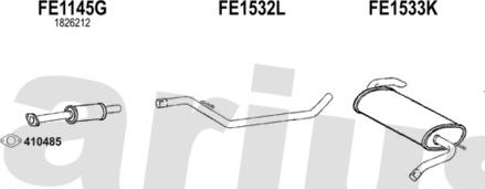 Klarius 362919U - Система випуску ОГ autozip.com.ua