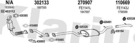 Klarius 362209E - Система випуску ОГ autozip.com.ua