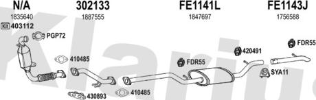 Klarius 362209U - Система випуску ОГ autozip.com.ua