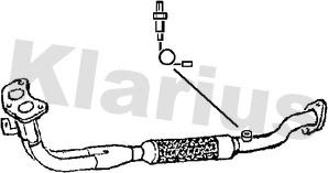 Klarius 301491 - Труба вихлопного газу autozip.com.ua