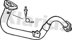 Klarius 301246 - Труба вихлопного газу autozip.com.ua